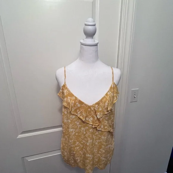 Old Navy Yellow/White floral print cami - Picture 7 of 9